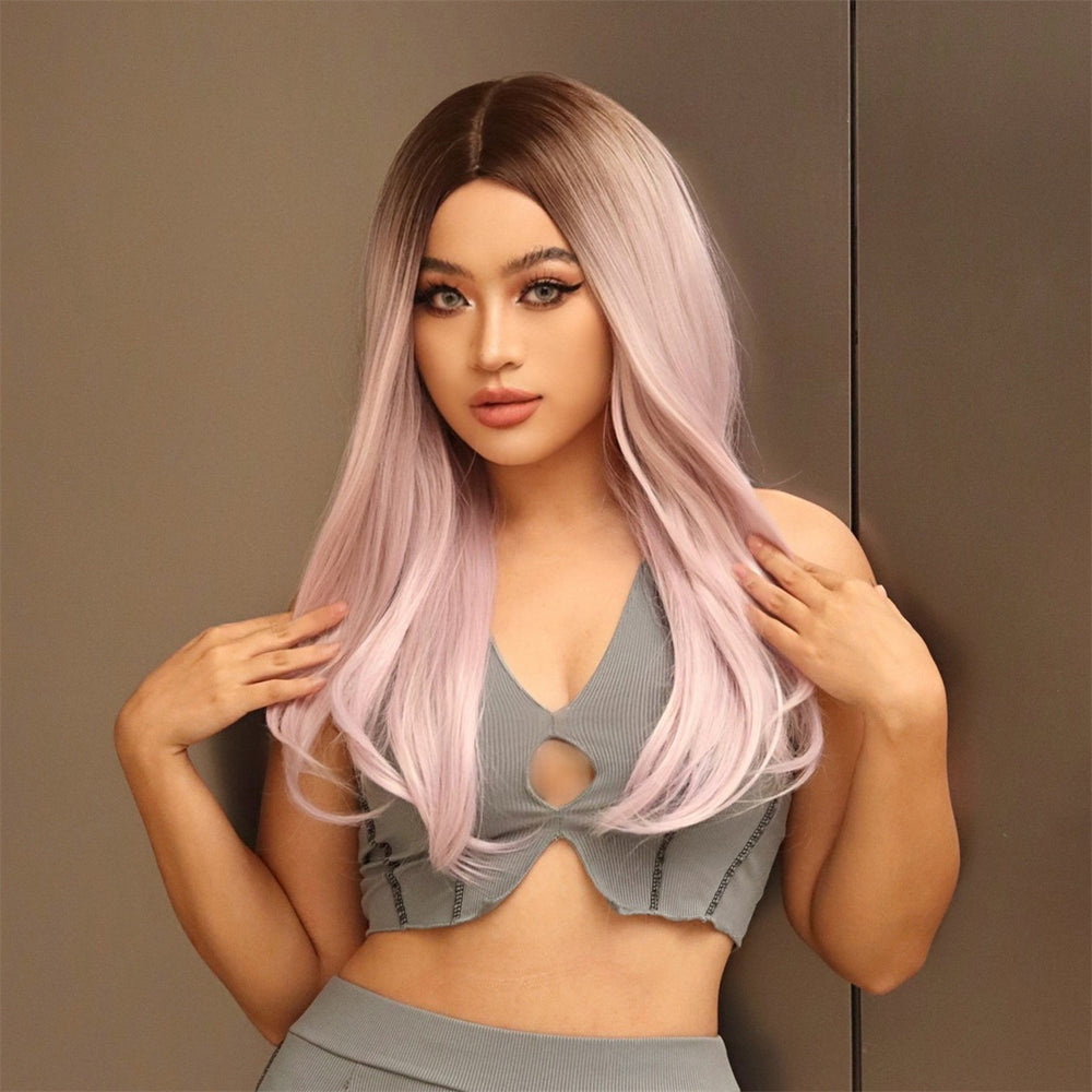 Lavender Fields | Synthetic Wig | Gradient Purple | 26 inches