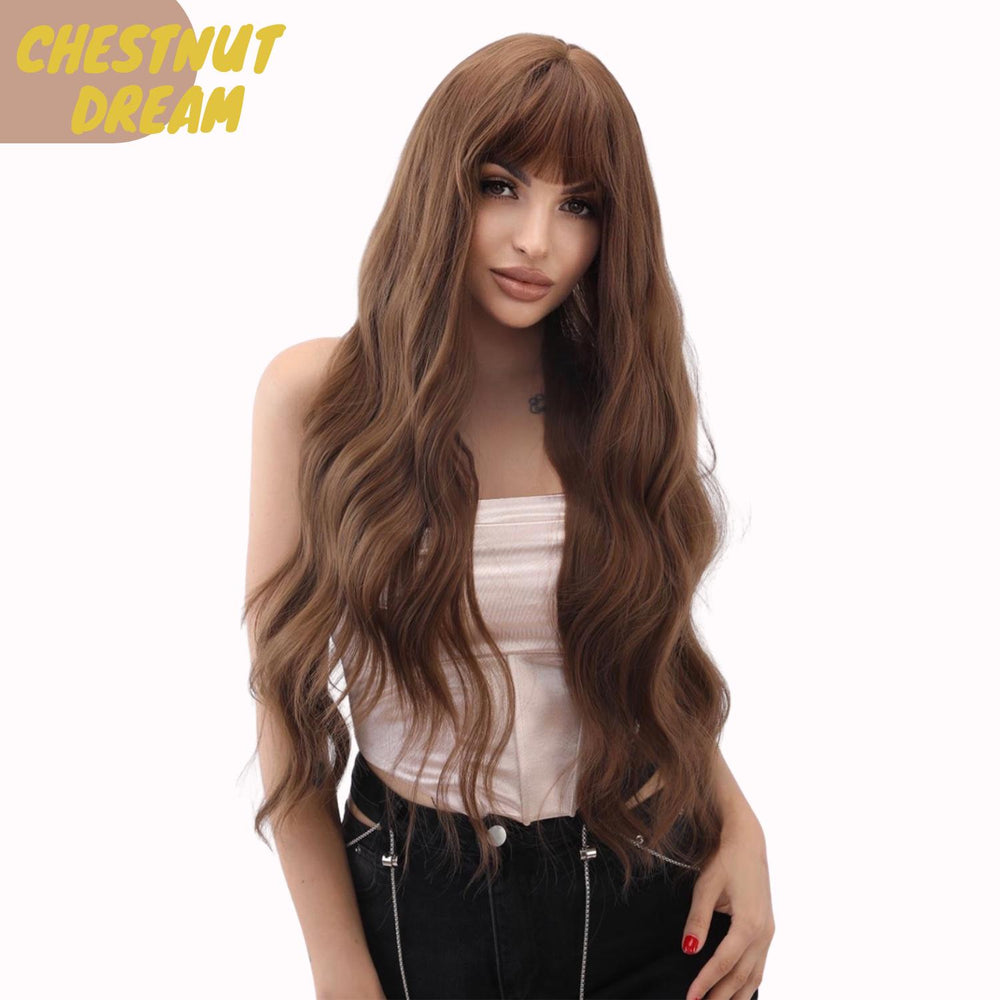 Chestnut Dream | Synthetic Wig | Brown | 30 inches