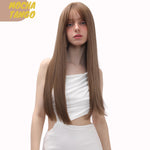 Mocha Tango | Synthetic Wig | Brown | 24 inches