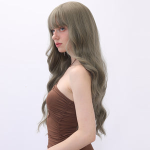 Taupe Whispers | Synthetic Wig | Taupe | 28 inches