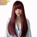 Crimson Fire | Synthetic Wig | Red | 24 inches